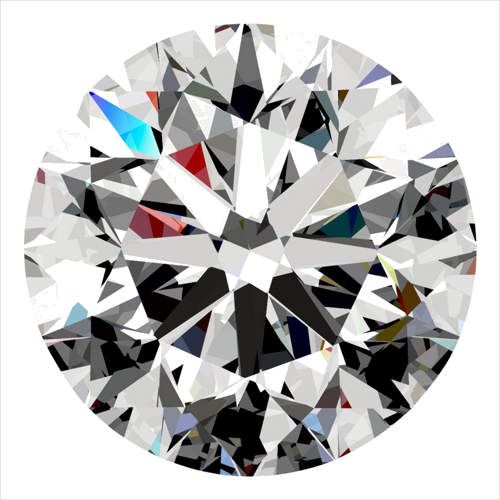 0.3 carat F-SI1 Very Good cut Natūralus Round Deimantas (1)