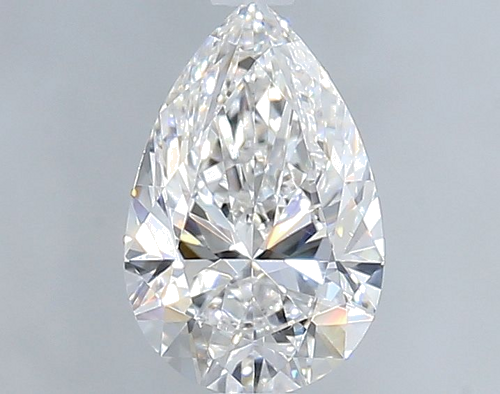 0.9 carat F-VS2 Natūralus Pear Deimantas (1)