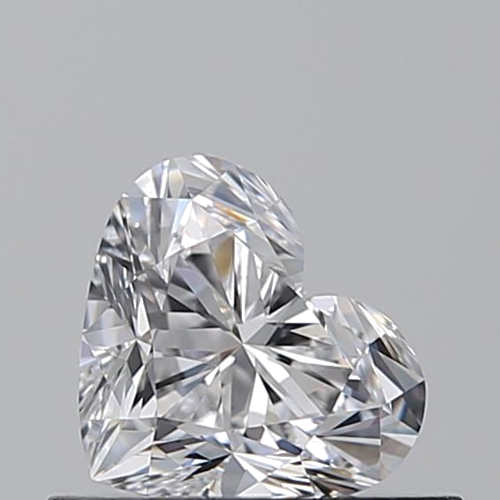 0.52 carat D-VVS1 Natūralus Heart Deimantas (1)