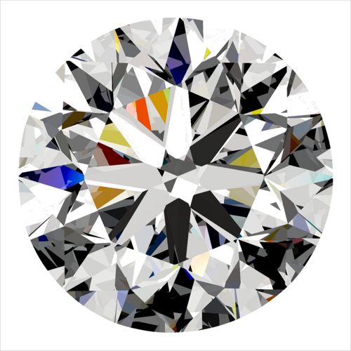0.4 carat I-VS2 Very Good cut Natūralus Round Deimantas (1)