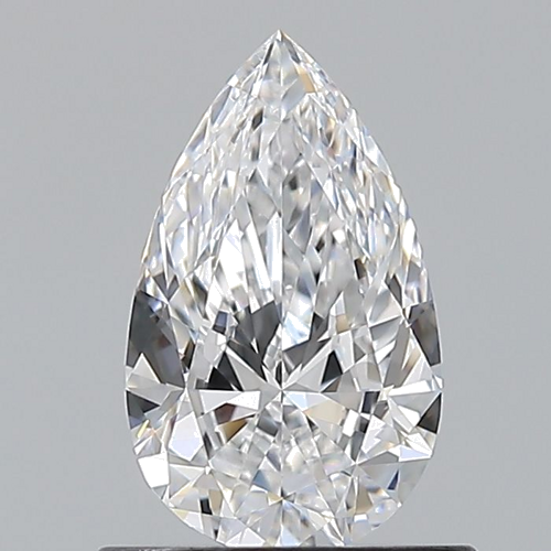 0.7 carat D-VVS2 Natūralus Pear Deimantas (1)