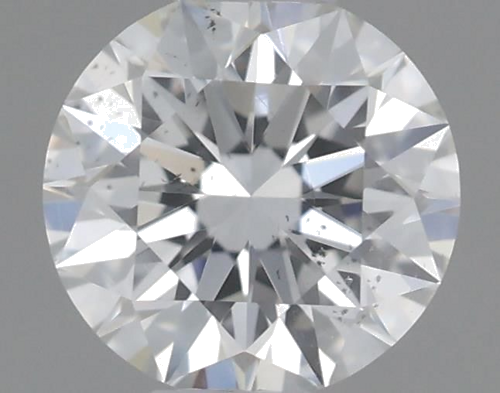 0.37 carat G-SI2 Excellent cut Natūralus Round Deimantas (1)