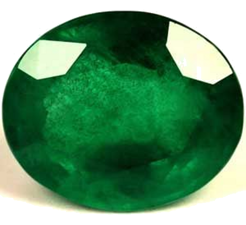 3.26 carat GREEN Oval Smaragdas (1)