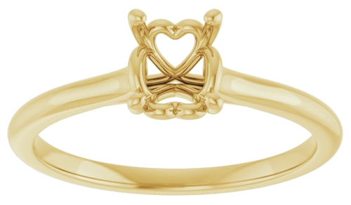Sužadėtuvių Žiedas „Solitaire“ 14k yellow gold Oval 7mm x 5mm (3)