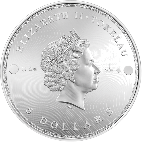1 oz Equilibrium 2021 Tokelau sudraba monēta (2)