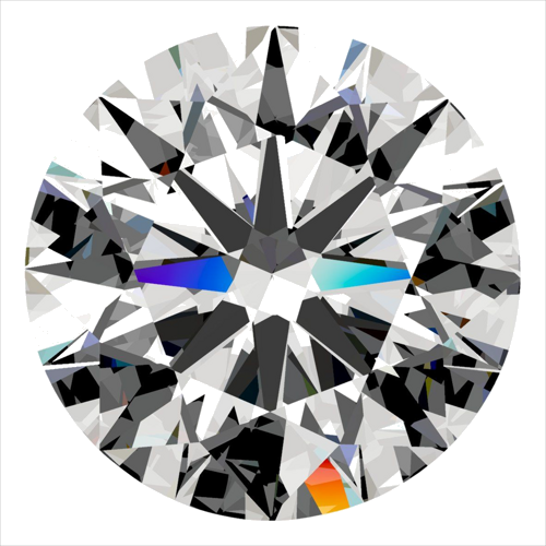 0.33 carat D-VVS1 Excellent cut Natūralus Round Deimantas (1)