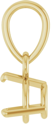 Pakabukas „Round 3-Prong“ 14k yellow gold Round 4.5mm (3)