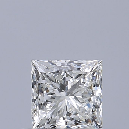 0.51 carat F-VVS2 Natūralus Princess Deimantas (1)