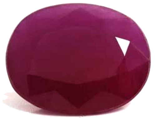 8.22 carat RED Oval Rubinas (1)