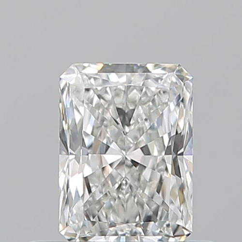 0.53 carat H-VVS2 Natūralus Radiant Deimantas (1)