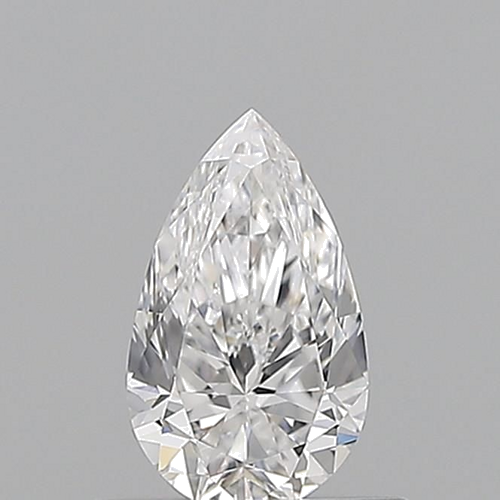 0.5 carat D-VVS2 Natūralus Pear Deimantas (1)