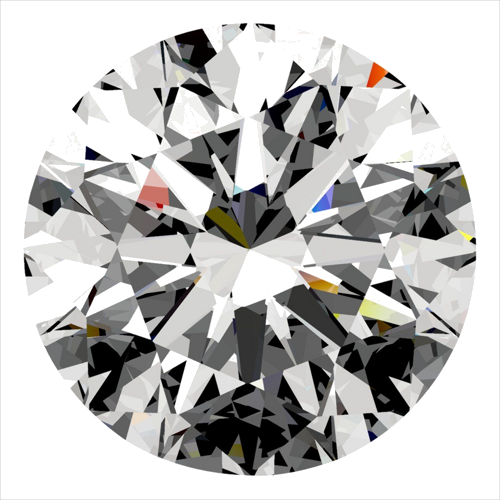 0.32 carat G-SI1 Excellent cut Natūralus Round Deimantas (1)