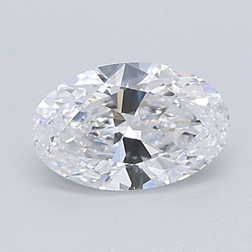 0.5 carat D-VS2 Natūralus Oval Deimantas (1)