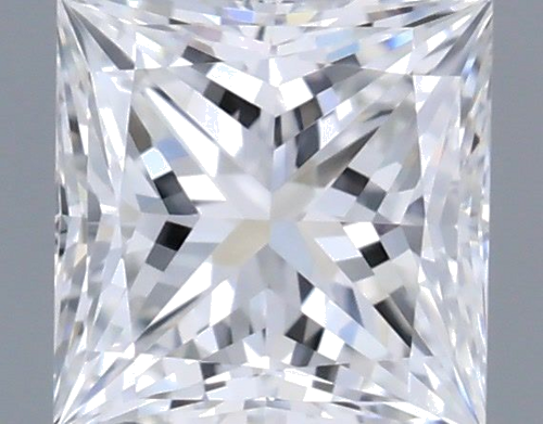 0.32 carat F-VVS1 Natūralus Princess Deimantas (1)