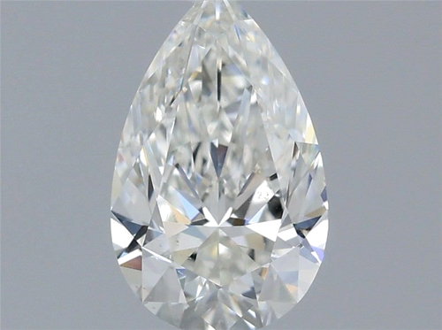 0.5 carat H-SI1 Natūralus Pear Deimantas (1)