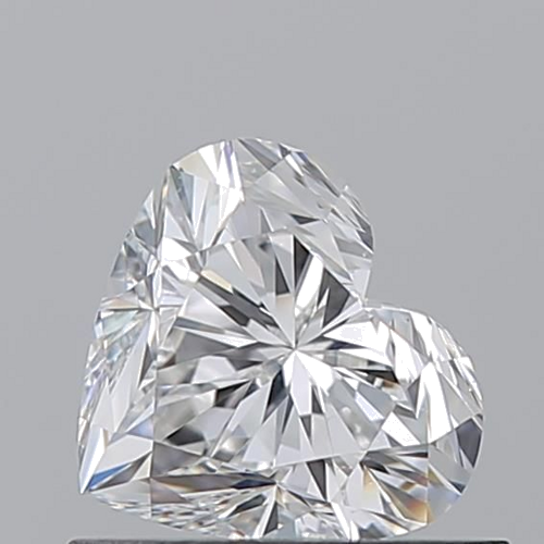 0.7 carat E-VS2 Natūralus Heart Deimantas (1)