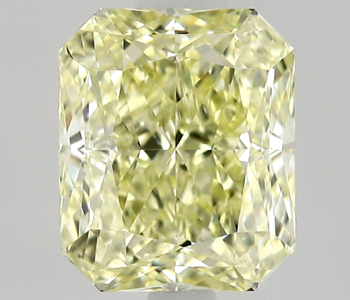 1.05 carat Fancy Light Yellow-VS1 Natūralus Radiant Deimantas (1)