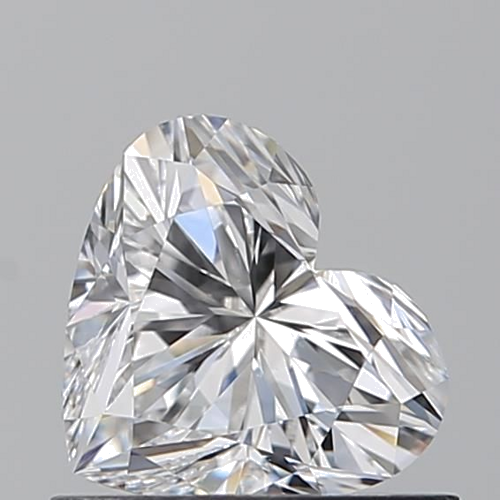 0.7 carat D-IF Natūralus Heart Deimantas (1)