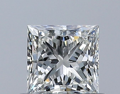 0.5 carat I-VS1 Natūralus Princess Deimantas (1)