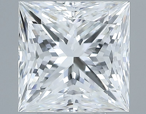 1.0 carat F-SI1 Natūralus Princess Deimantas (1)