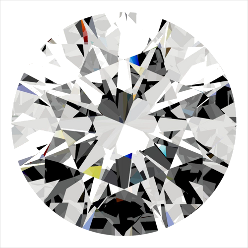 0.3 carat F-SI2 Excellent cut Natūralus Round Deimantas (1)