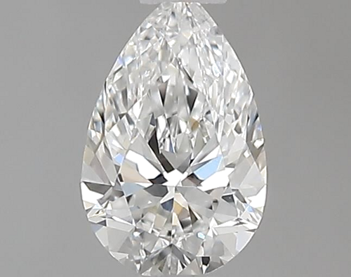 0.3 carat F-VVS2 Natūralus Pear Deimantas (1)