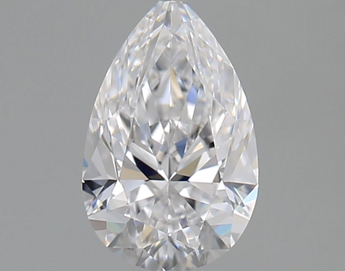 0.51 carat D-VVS2 Natūralus Pear Deimantas (1)