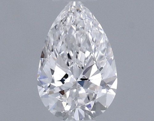 0.31 carat D-VVS2 Natūralus Pear Deimantas (1)