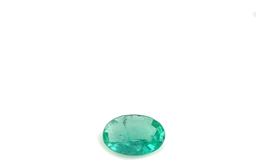 0.3 carat GREEN Oval Smaragdas (1)
