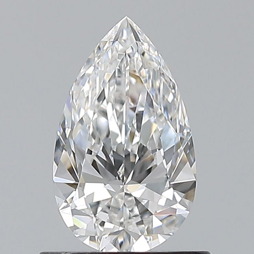 0.7 carat E-VVS2 Natūralus Pear Deimantas (1)
