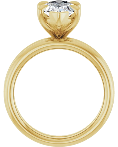 Sužadėtuvių Žiedas „Claw-Prong Solitaire“ 14k yellow gold Marquise 15mm x 7mm (7)