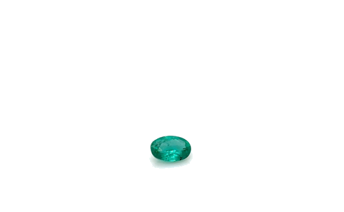 0.46 carat GREEN Oval Smaragdas (1)