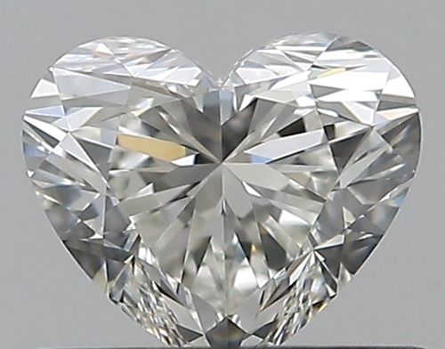 0.55 carat I-VVS1 Natūralus Heart Deimantas (1)