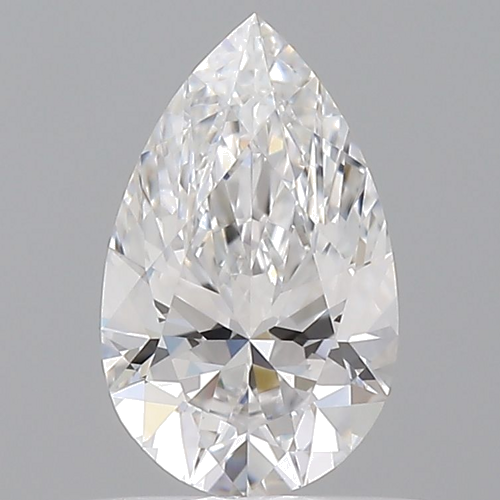 0.52 carat D-VVS2 Natūralus Pear Deimantas (1)