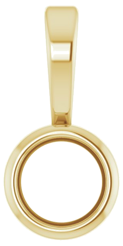 Pakabukas „Bezel-Set Solitaire“ 585 Geltonojo Aukso Round 2.5mm (1)