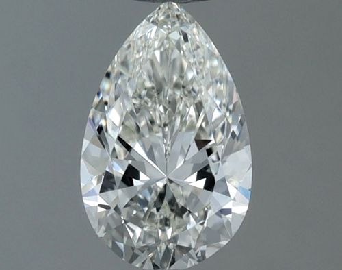 0.6 carat I-VVS1 Natūralus Pear Deimantas (1)