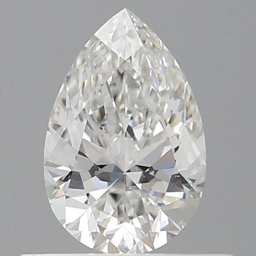 0.52 carat F-SI1 Natūralus Pear Deimantas (1)