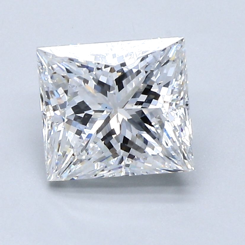 2.0 carat D-SI1 Natūralus Princess Deimantas (1)