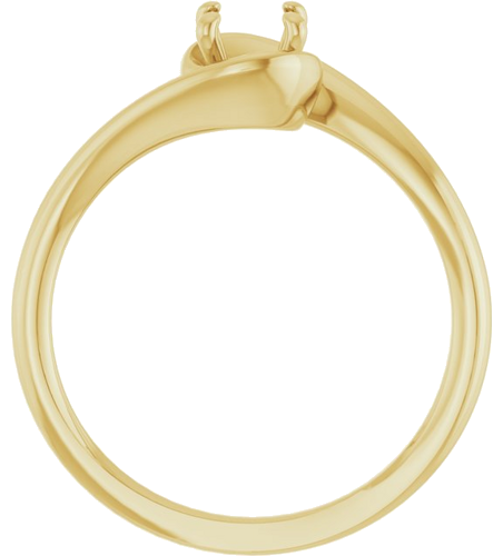 Sužadėtuvių Žiedas „Solitaire“ 14k yellow gold Round 5.2mm (2)