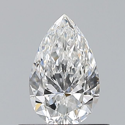 0.52 carat E-VVS1 Natūralus Pear Deimantas (1)