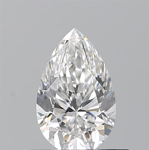 0.5 carat E-VVS1 Natūralus Pear Deimantas (1)