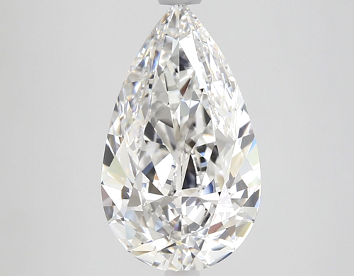 3.02 carat E-FL Natūralus Pear Deimantas (1)