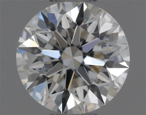 0.43 carat F-VVS1 Excellent cut Natūralus Round Deimantas (1)