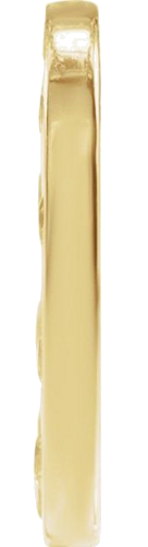 14K Yellow 1-Stone 1 8 CTW Natural Diamond Semi-Set Family Loop Pendant (2)