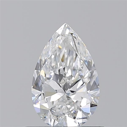 0.7 carat F-VVS1 Natūralus Pear Deimantas (1)