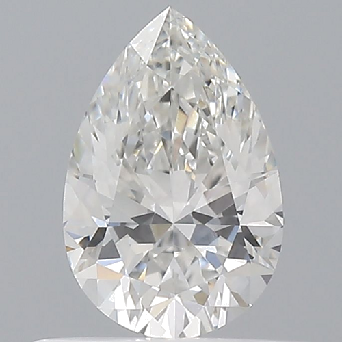 0.5 carat F-VS1 Natūralus Pear Deimantas (1)