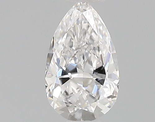 0.33 carat D-VVS1 Natūralus Pear Deimantas (1)