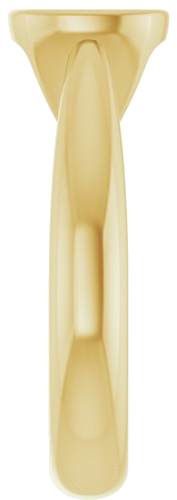 Sužadėtuvių Žiedas „Bezel-Set Solitaire“ 14k yellow gold Cushion 6.5mm (4)