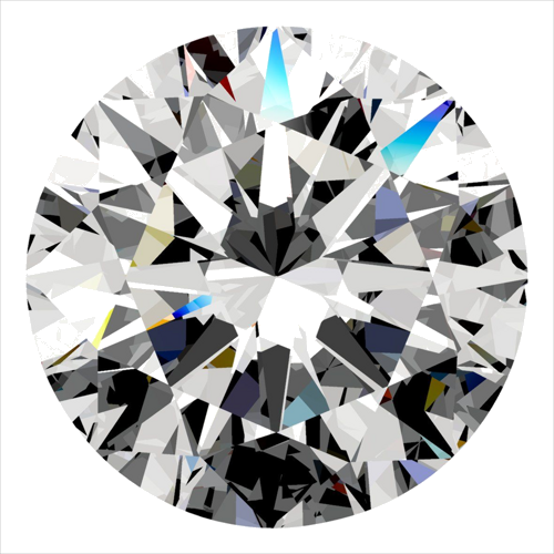 0.4 carat F-VS2 Excellent cut Natūralus Round Deimantas (1)