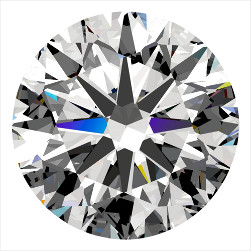 0.3 carat F-VS2 GD cut Natūralus Round Deimantas (1)
